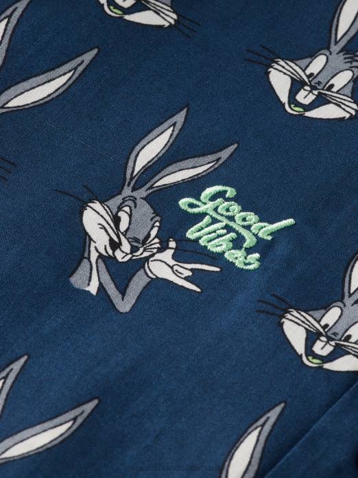 Scotch & Soda enfants chemise de camp imprimée looney tunes bugs lapin aop vêtements 4HB4799