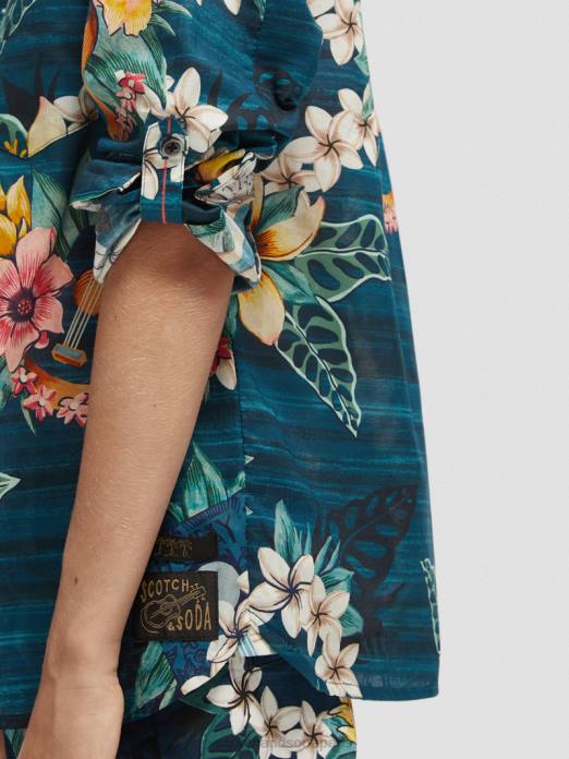 Scotch & Soda enfants chemise à manches longues à imprimé biologique combo d vêtements 4HB4798