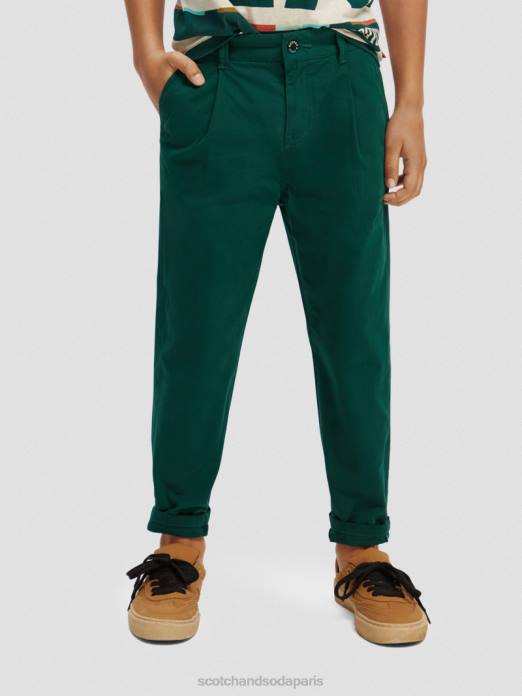 Scotch & Soda enfants chino ample coupe fuselée forêt vêtements 4HB4794