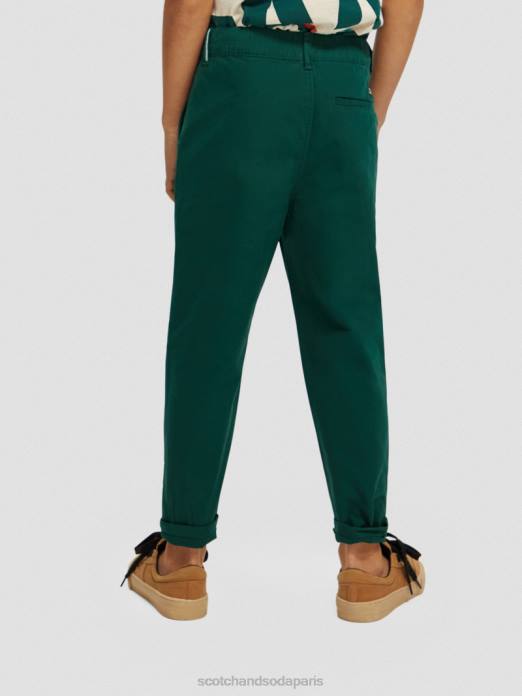 Scotch & Soda enfants chino ample coupe fuselée forêt vêtements 4HB4794
