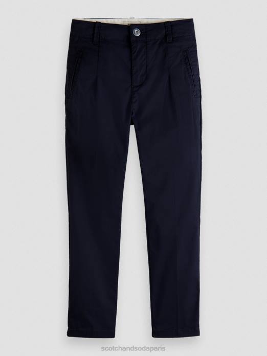 Scotch & Soda enfants chino ample coupe fuselée nuit vêtements 4HB4792