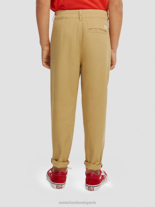 Scotch & Soda enfants chino ample coupe fuselée sable vêtements 4HB4793