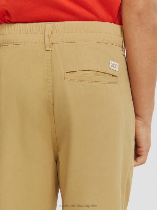 Scotch & Soda enfants chino ample coupe fuselée sable vêtements 4HB4793