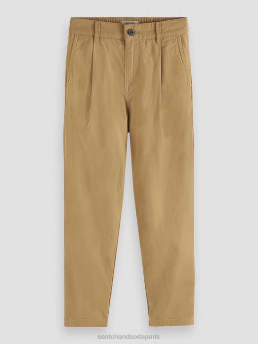 Scotch & Soda enfants chino ample coupe fuselée sable vêtements 4HB4793