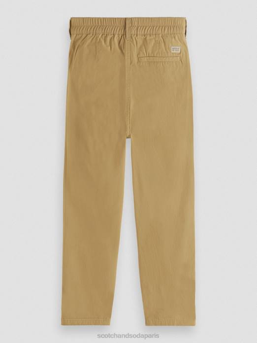 Scotch & Soda enfants chino ample coupe fuselée sable vêtements 4HB4793