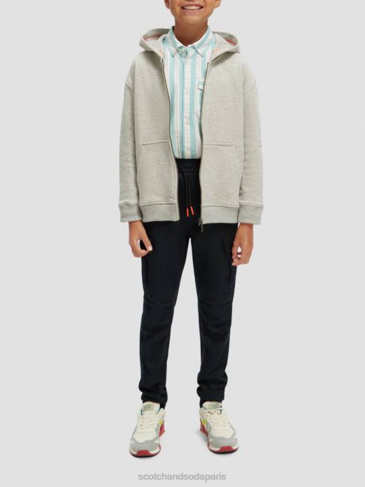 Scotch & Soda enfants pantalon cargo bio coupe ample fuselée antra vêtements 4HB4795