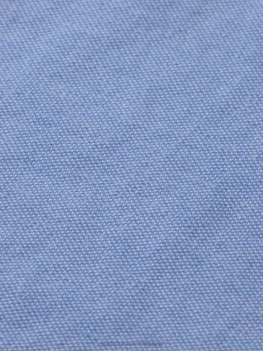 Scotch & Soda enfants polo à bords contrastants mélange bleu vêtements 4HB4780