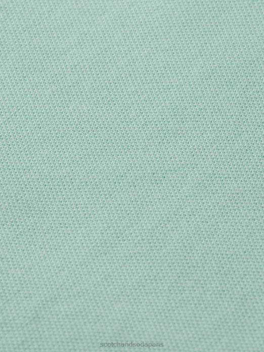 Scotch & Soda enfants polo piqué teint en pièce menthe vêtements 4HB4782