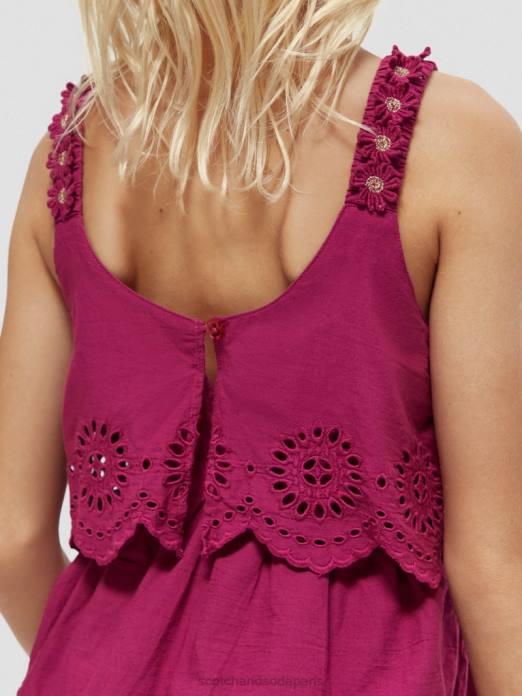 Scotch & Soda enfants robe midi à volants en broderie anglaise dahlia vêtements 4HB4732