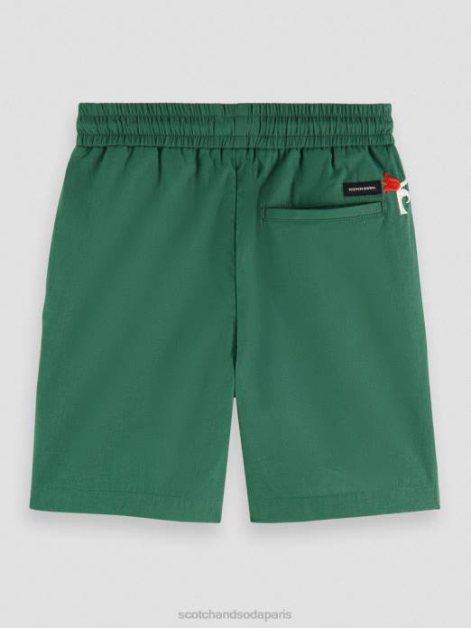 Scotch & Soda enfants short brodé militaire vêtements 4HB4804