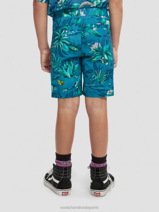 Scotch & Soda enfants short chino mi-long imprimé des bugs partout vêtements 4HB4808