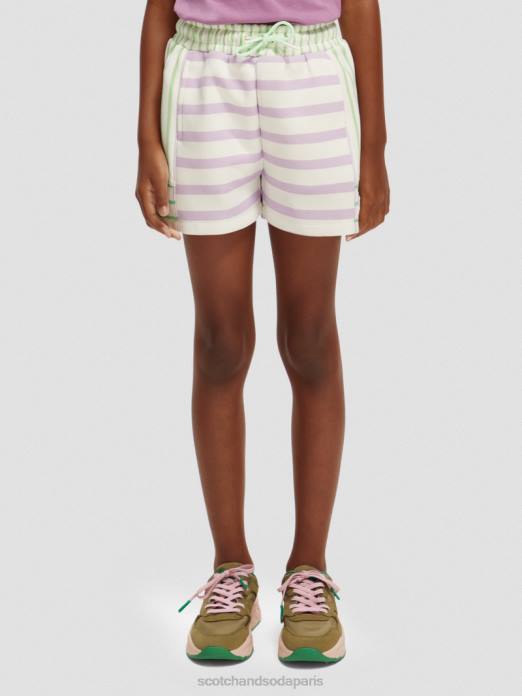 Scotch & Soda enfants short de survêtement à rayures mélangées rayé vêtements 4HB4765