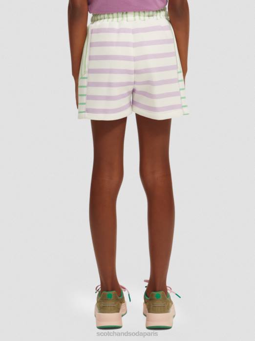 Scotch & Soda enfants short de survêtement à rayures mélangées rayé vêtements 4HB4765