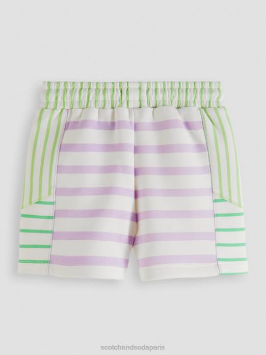 Scotch & Soda enfants short de survêtement à rayures mélangées rayé vêtements 4HB4765