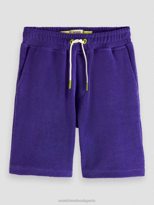 Scotch & Soda enfants short en molleton tricoté violet vêtements 4HB4809