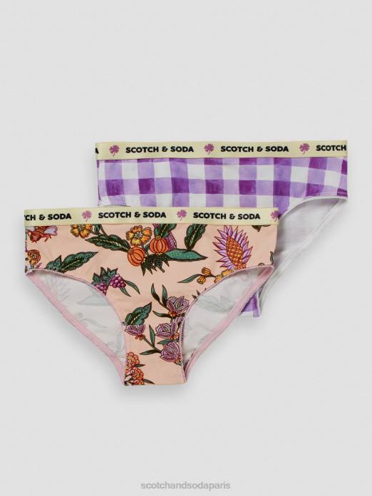 Scotch & Soda enfants Lot de 2 slips imprimés combiner un vêtements 4HB4761