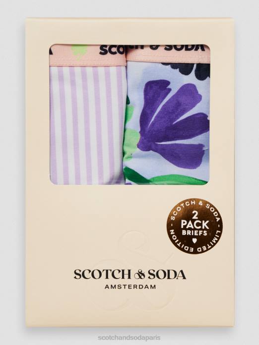 Scotch & Soda enfants Lot de 2 slips imprimés combo b vêtements 4HB4762