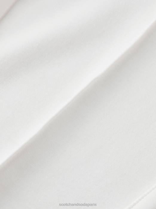 Scotch & Soda enfants pantalon de survêtement drapé glace à la vanille vêtements 4HB4755