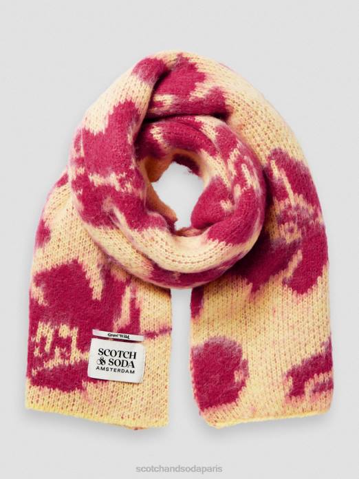 Scotch & Soda femmes écharpe tissée en jacquard brossé Popcorn accessoires 4HB4279