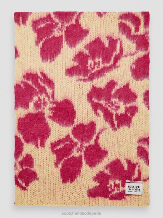 Scotch & Soda femmes écharpe tissée en jacquard brossé Popcorn accessoires 4HB4279