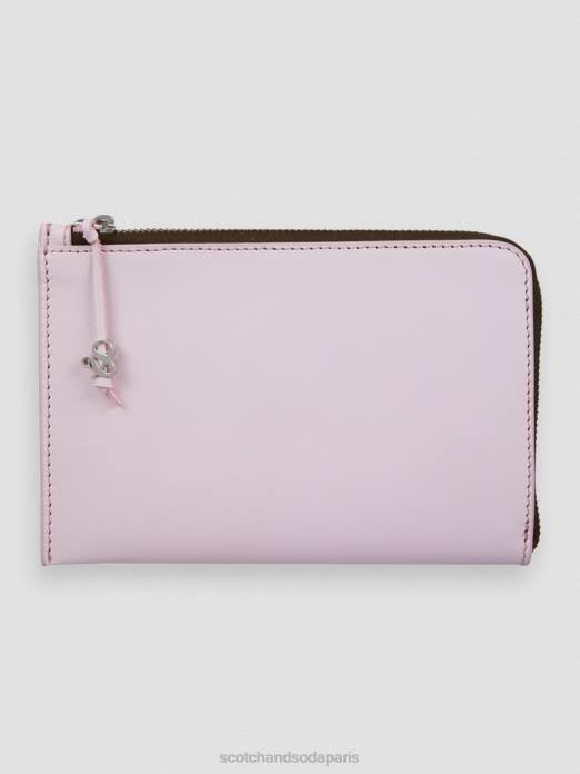 Scotch & Soda femmes portefeuille de voyage en cuir Elvis Rose accessoires 4HB4275