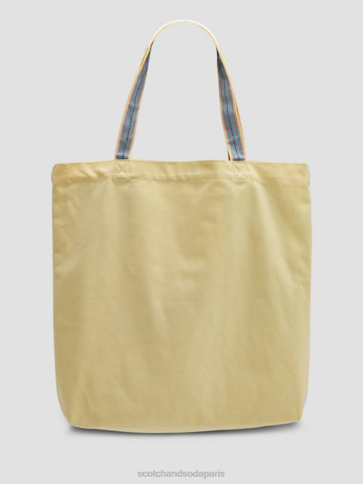 Scotch & Soda femmes sac fourre-tout en toile à motif artistique banane accessoires 4HB4268