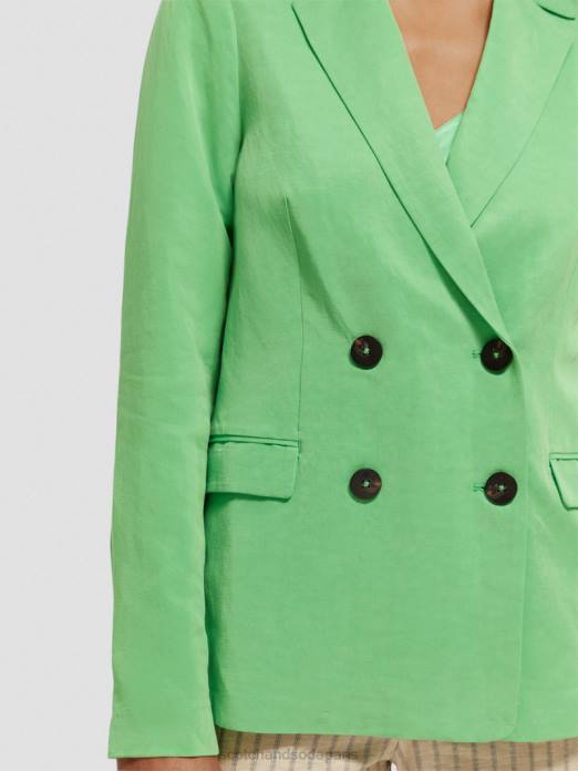 Scotch & Soda femmes blazer à double boutonnage perruche brillante vêtements 4HB4176