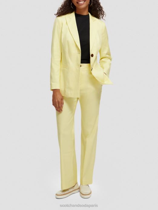 Scotch & Soda femmes blazer à simple boutonnage Popcorn vêtements 4HB4182