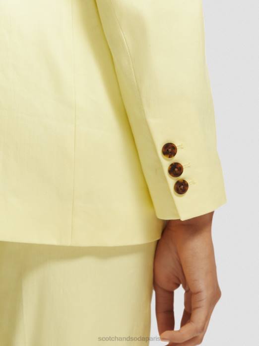 Scotch & Soda femmes blazer à simple boutonnage Popcorn vêtements 4HB4182