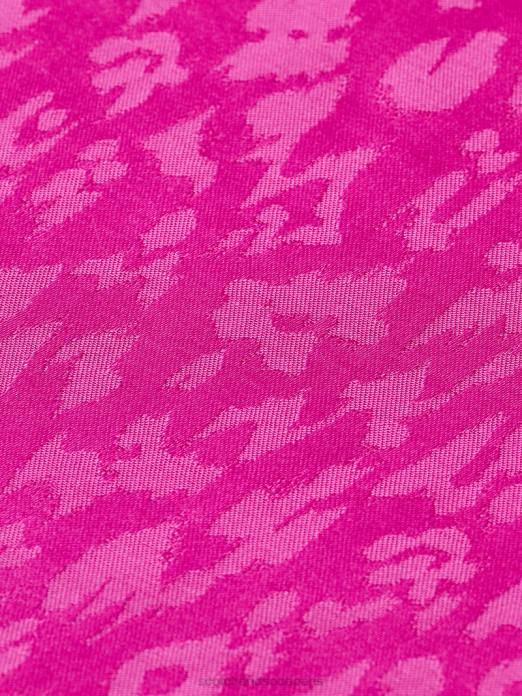 Scotch & Soda femmes chemise coupe slim passepoilée fuchsia vêtements 4HB454