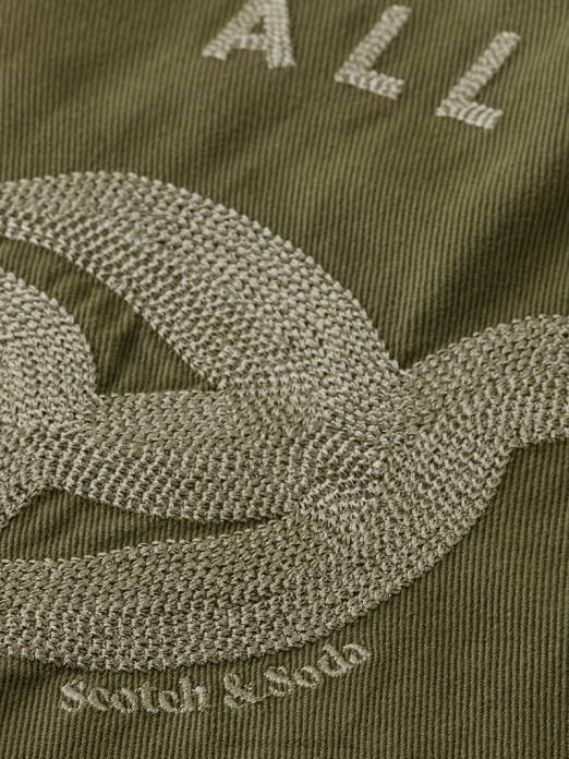 Scotch & Soda femmes chemise militaire armée verte vêtements 4HB448