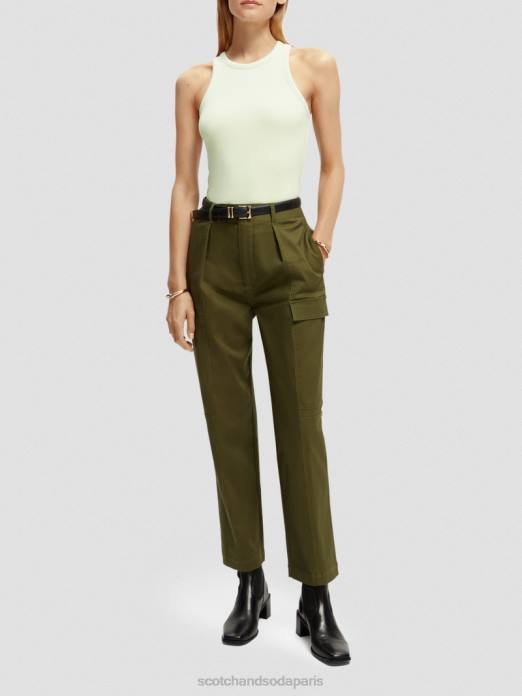 Scotch & Soda femmes débardeur à dos nageur en coton biologique écume de mer vêtements 4HB488