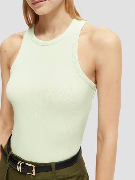 Scotch & Soda femmes débardeur à dos nageur en coton biologique écume de mer vêtements 4HB488