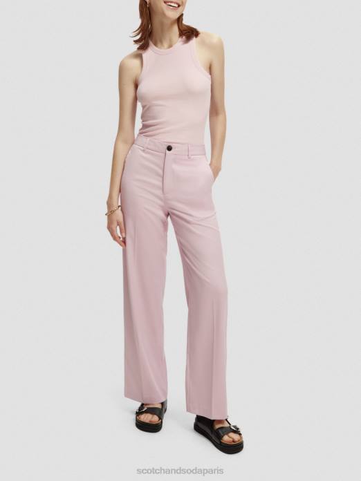 Scotch & Soda femmes débardeur à dos nageur en coton biologique lavande vêtements 4HB484