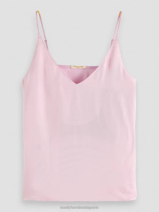 Scotch & Soda femmes débardeur en jersey à col V lavande vêtements 4HB468