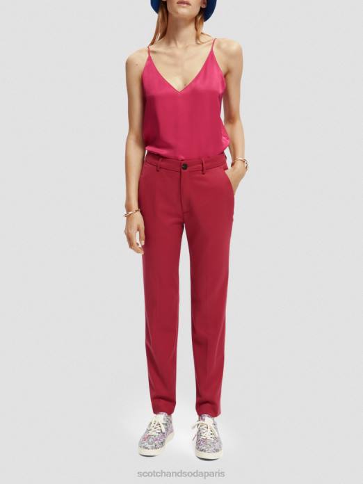 Scotch & Soda femmes débardeur en jersey à col V tarte aux cerises vêtements 4HB469