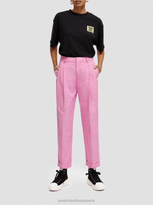 Scotch & Soda femmes t-shirt ample graphique noir vêtements 4HB4115