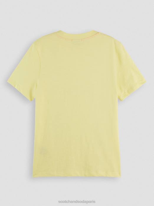 Scotch & Soda femmes t-shirt coupe classique Popcorn vêtements 4HB4105