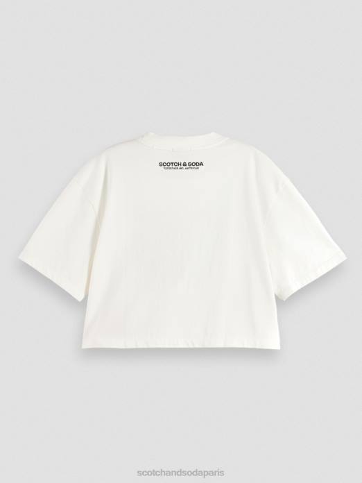 Scotch & Soda femmes t-shirt court à motif photo combiner un vêtements 4HB4112