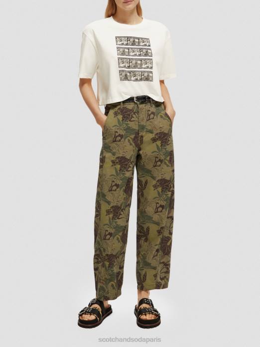 Scotch & Soda femmes t-shirt court à motif photo combo b vêtements 4HB4113