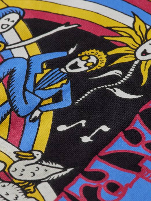 Scotch & Soda femmes t-shirt en coton biologique coupe décontractée noir vêtements 4HB497