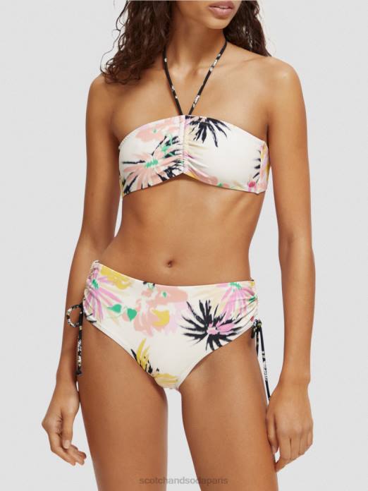 Scotch & Soda femmes bas de bikini taille haute aster blanc vêtements 4HB4258
