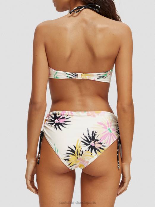 Scotch & Soda femmes bas de bikini taille haute aster blanc vêtements 4HB4258