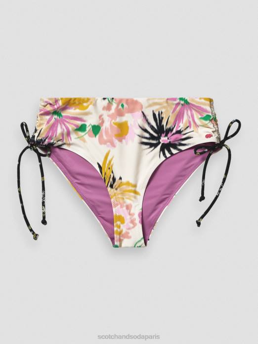 Scotch & Soda femmes bas de bikini taille haute aster blanc vêtements 4HB4258