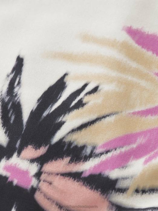 Scotch & Soda femmes bas de bikini taille haute aster blanc vêtements 4HB4258