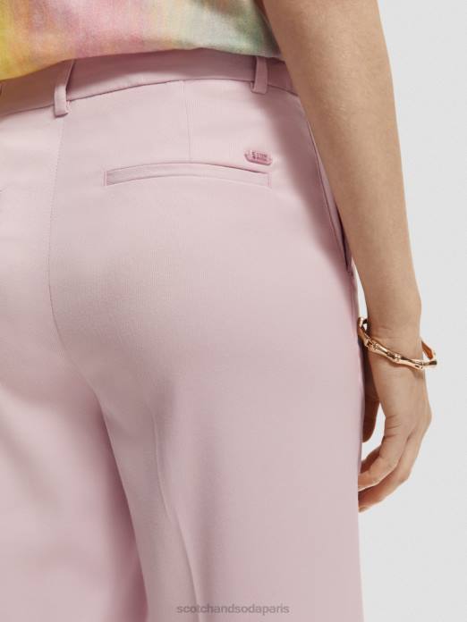 Scotch & Soda femmes le pantalon large taille haute edie lavande vêtements 4HB4158