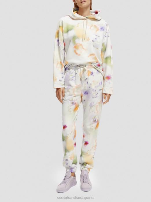 Scotch & Soda femmes pantalon de survêtement facile impression de mouvement vêtements 4HB4165