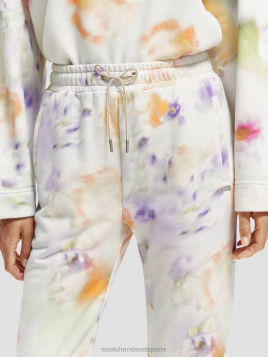 Scotch & Soda femmes pantalon de survêtement facile impression de mouvement vêtements 4HB4165