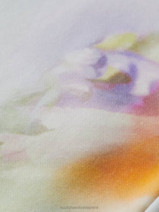 Scotch & Soda femmes pantalon de survêtement facile impression de mouvement vêtements 4HB4165