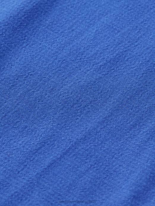 Scotch & Soda femmes combinaison ceinturée à col V bleu brillant vêtements 4HB418